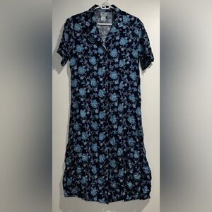 PENDLETON VTG floral button down dress